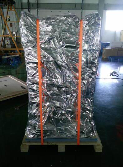 鋁膜抽真空+緊繩器固定